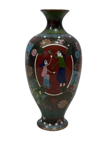 19th C. Japanese Meiji Cloisonne Vase