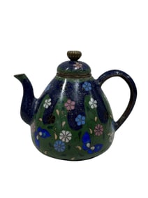 19th C. Japanese Meiji Cloisonne Teapot