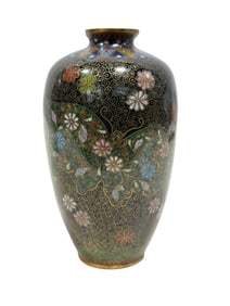 19th C. Ota Kichisaburo Japanese Cloisonne Vase