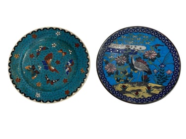 19th C. Japanese Meiji Cloisonne Plates