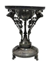 Antique Victorian Silverplate Centerpiece