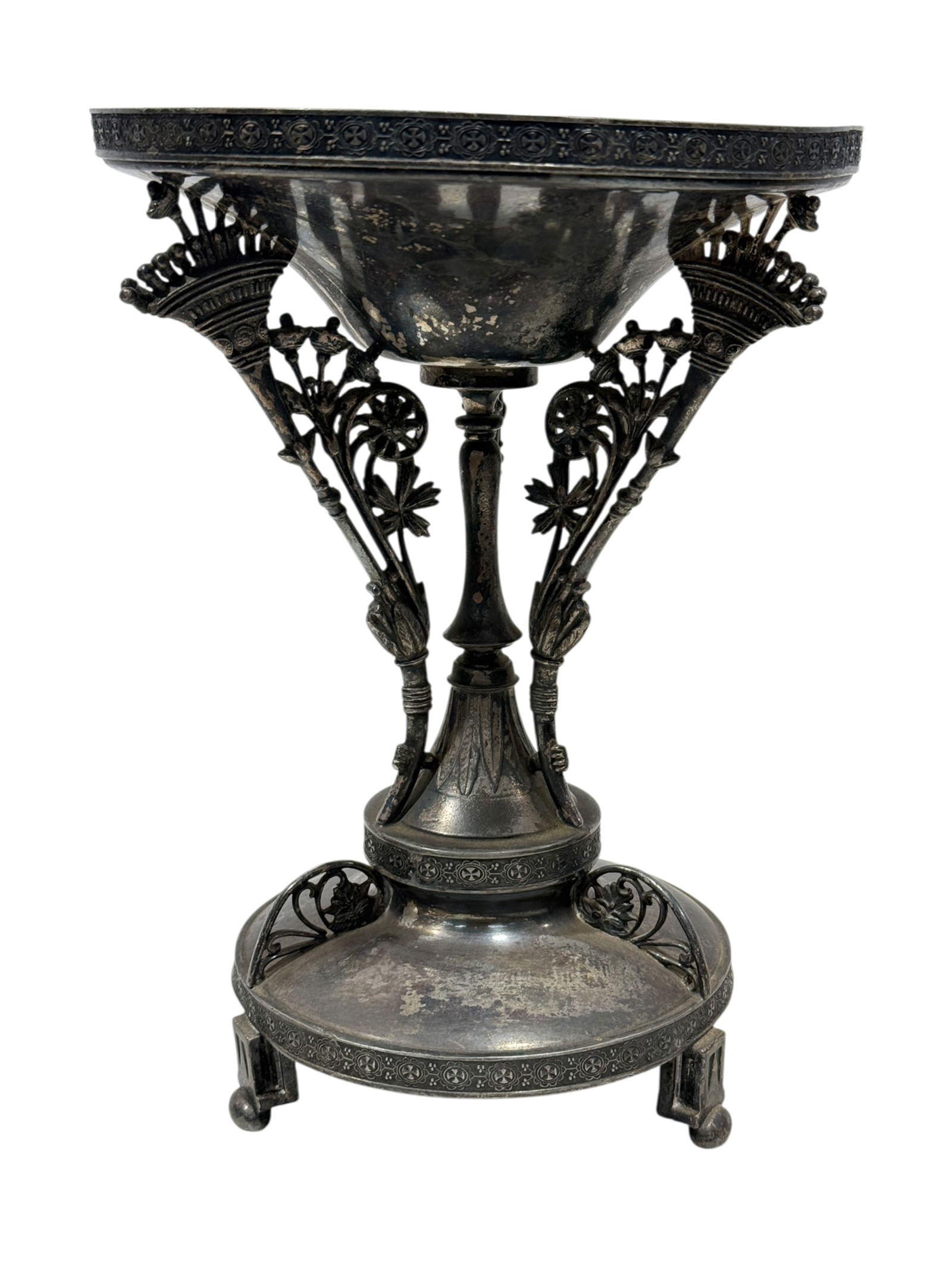 Antique Victorian Silverplate Centerpiece (1 of 7)