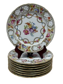 8 Bavaria Schumann Arzberg Dresden Empress Luncheon Plates