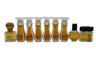 Group of 9 Assorted Perfume Samples