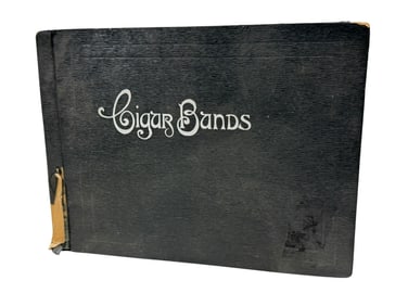 Book of Large Collection of 19th & 20th C. Cigar Bands