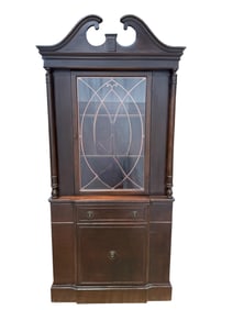 Vintage Trogdon Furniture Co. Corner Cabinet