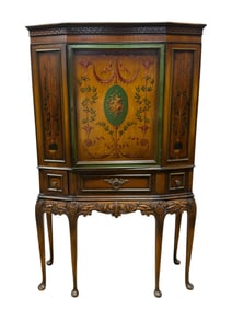 Simon Bernstein & Sons Painted Rococo Style Cabinet