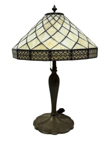 Tiffany Style Geometric Table Lamp