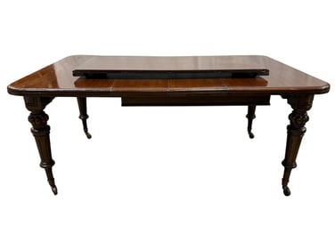 Early 19th C. English Mahogany T. Willson 68 Great Queen Street London Table
