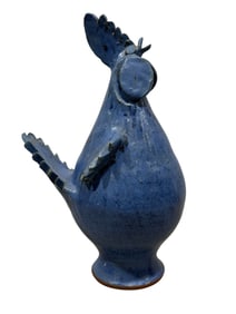 Signed Brian J. Wilson 1999 Pottery Rooster