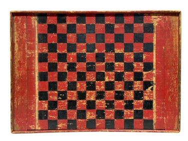 Early 20th C. Folk art Game Board