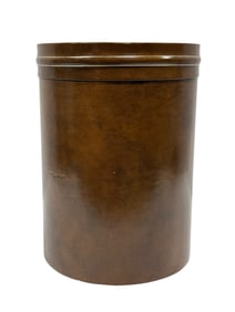 Top Grain Cowhide Leather Bin by Blue Star