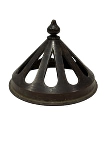 RARE Large Bronze Handel Lamp Shade Holder