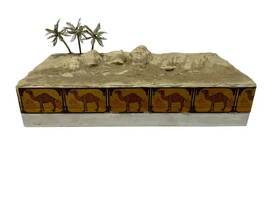 Outsider Folk Art Mixed Media Decorated Box