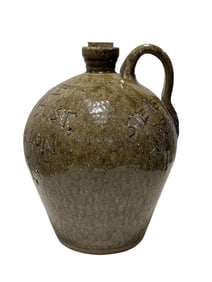 Signed Steve Abee 2016 Pottery Jug
