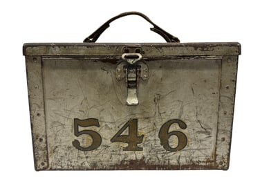 Early 20th C. Metal Tool Box