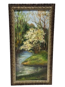 Oil on Board Landscape Painting