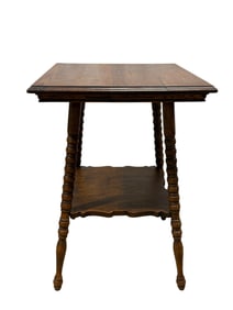 Antique Tiger Oak Parlor Table