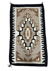 Native American Style Hand Knotted Rug