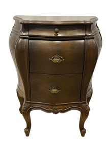 Italian Style Bombe 3 Drawer Side Chest