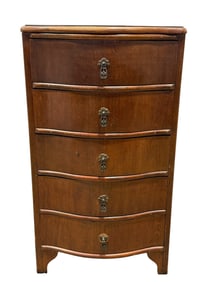 Antique Oak 5 Drawer Chest