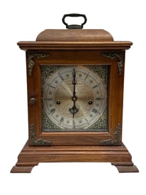 German Hamilton 2 Jewels "Wheatfield" Mantel Clock