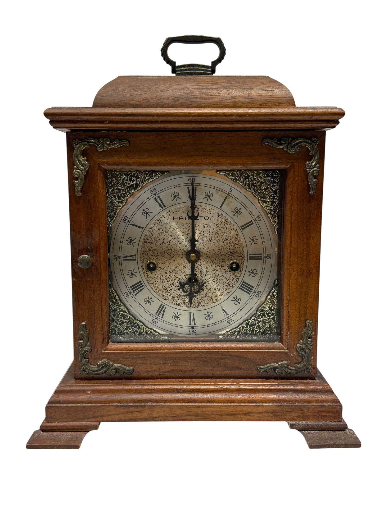 German Hamilton 2 Jewels "Wheatfield" Mantel Clock (1 of 11)