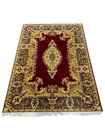 1960s Persian Kerman Area Rug