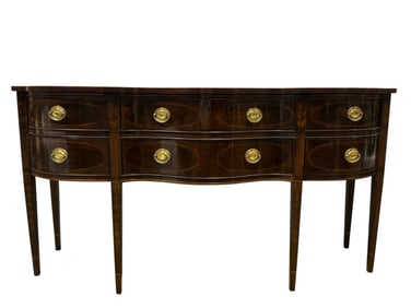 Drexel "Herritage Heirloom" Serpentine Federal Style Inlaid Sideboard