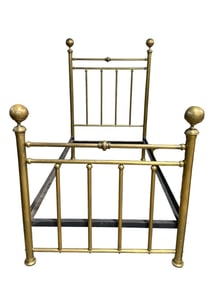 Antique Brass Twin Bed