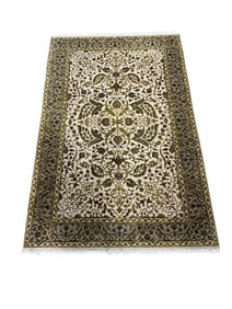 Kirman Oriental Wool Area Rug