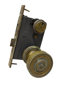 Antique Brass Door Knob Set