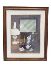 Signed Gwen Skelton "Still Life" Watercolor Painting