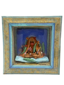 Mixed-Media Shadowbox Art by Grace Alzamora