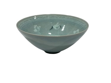 Korean Goryeo Dynasty Celadon Tea Bowl