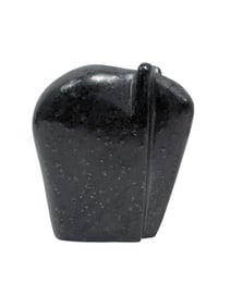 Signed Zimbabwe Stone Carved Elephant