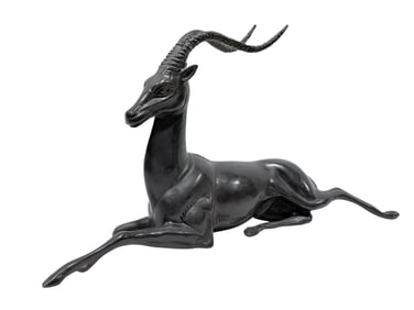 Bronze Antelope Sculpture