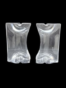Pair of MCM Ritts Co. "Astrolite" Lucite Bookends