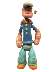 RARE 1935 King Features Syn. Popeye Wood & Composition Doll