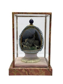 Encased French Egg Diorama