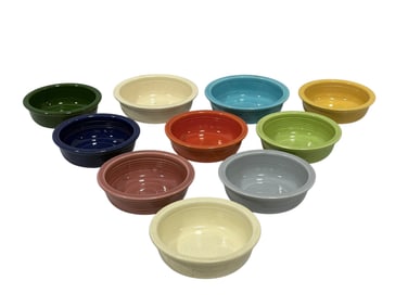 (10) Small Early Fiesta Bowls