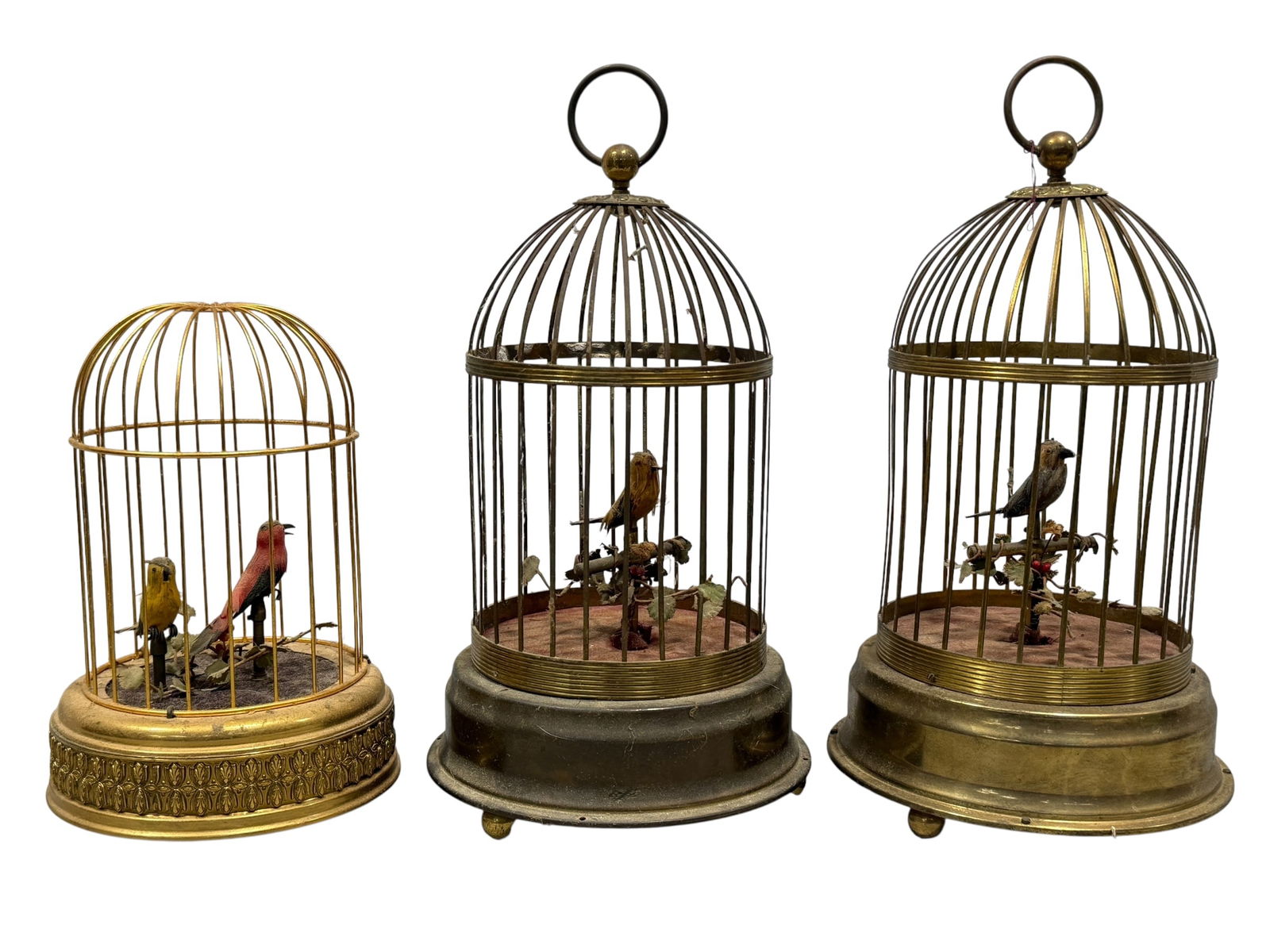 Group of 3 German Bird Cage Music Boxes (1 of 17)