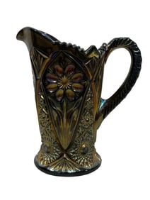 Imperial 474 Pattern Carnival Glass Milk Pitcher