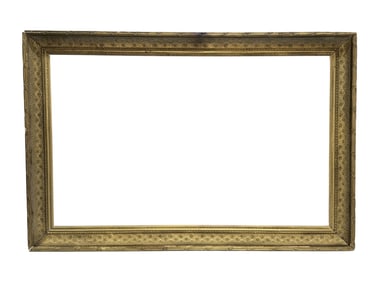 Large Late 19th C. French Giltwood Frame