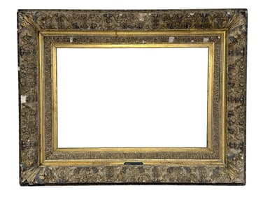 19th C. Frame w/ Julian Alden Weir Plate
