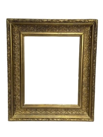 Antique Baroque Style Gilded Gesso Frame