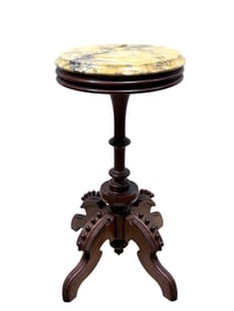 Thomas Brooks Marble Top Lamp Stand