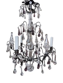 Late 19th C. French Crystal Chandelier