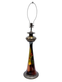 Quality Weller Pottery Lamp Signed by Myers