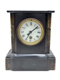 Antique German Made Slate Mantel Clock